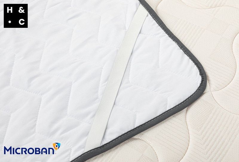 H&C - Antibacteriële Matrasbeschermer - 90 x 200 cm - Microban Technologie - Soft Touch