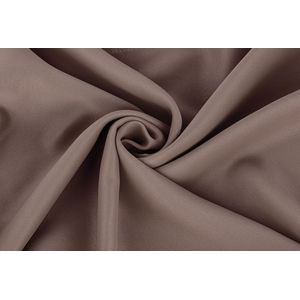 Luxe Verduisterende Gordijnen - Donker Taupe - 300x250 cm - Met Ringen