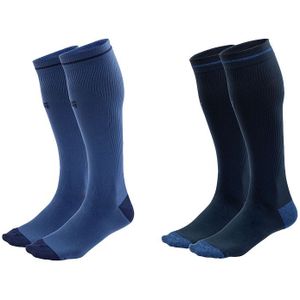 Compressiekousen - Navy - Multifunctioneel - 2 Paar