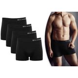 Milanoro - Boxershorts - Blauw - 4 Stuks - Naadloos en Comfortabel
