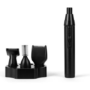 Wellhealth - 4-in-1 - Neus- en Oorhaartrimmer - Zwart - Draadloos
