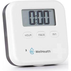 WellHealth - Automatische Pillendoos - Met Hoorbaar Alarm en Trilling - 4 Compartimenten - 12/24 Uursklok