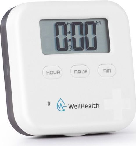 WellHealth - Automatische Pillendoos - Met Hoorbaar Alarm en Trilling - 4 Compartimenten - 12/24 Uursklok