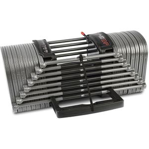 Powerblock Pro EXP - Verstelbare dumbbell set (2x dumbbells) - Gewichten - 1 tot 41 kg per hand - Set 5-90 PBSPSET3