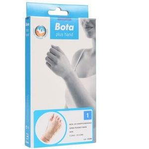 Handpolsbandage - Beige - Elastisch Breiwerk - Regelbare Velcrosluiting