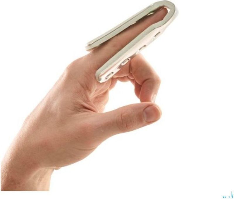 Spalk - Gevormde Geperforeerde Orthese - Grijs - Aluminium en Antibacteriële Mousse