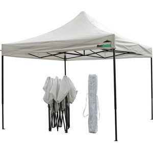 MaxxGarden Easy-up Partytent - 3x3m - Stalen Frame - wit