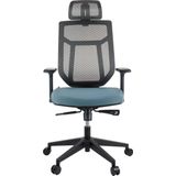 MaxxHome Senior Executive Luxe Ergonomische Bureaustoel - Verstelbaar - Netbekleding - High-end - Grijs