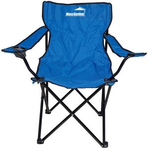 MaxxGarden Campingstoel - Vouwstoel - Campingstoel Opvouwbaar - Alluminium - Blauw