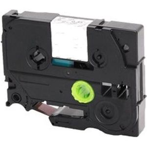 Print-Equipment Alternatief voor Brother P-touch tape TZ-731 / TZe-731 zwart op groen 12 mm