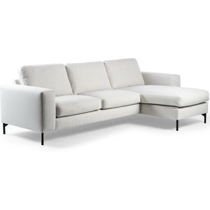 Valente - Sofa - 3-zitbank - chaise longue links of rechts - stof Valente - naturel