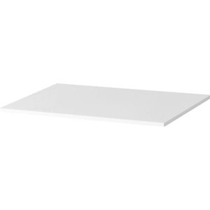 Bagnotti Solid Surface Wastafelblad - 80cm - Acryl Wit