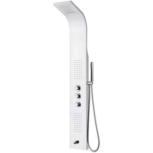 Aloni Thermostatische Douchepaneel Wit