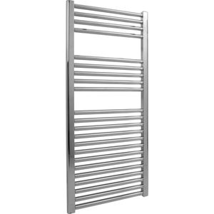 Belrad Handdoekradiator Middenaansluiting 120x50 cm - Chroom - 376W