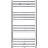 Designradiator bws nile gobi 180x60 cm chroom midden/zij-aansluiting