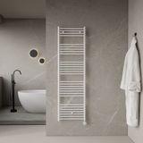 Belrad Handdoekradiator Elektrisch Op 220V 1700x500mm 985 Watt Wit