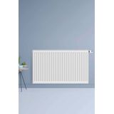 Belrad Type 22 (hoogte x breedte) 600 x 1000 mm universele radiator compact & ventielradiatorhouder & ventiel - 6 aansluiting