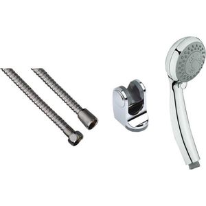 Creavit SH115 Douchekraan Set Met Wandhouder & Slang Chroom