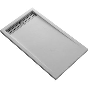 Veroni Elite Flat Composietsteen Douchebak Wit 120x90x3cm
