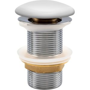 ALONI - WIT KERAMISCHE PUSH-UP AFVOERPLUG 5/4 - ZONDER OVERLOOP