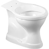 Toiletpot staand bws aqua onder aansluiting wit