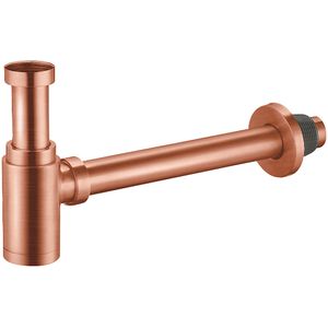 Alvoro Universal Design Wastafelsifon - Geborsteld Koper PVD - Messing - 5404024114982 - Wastafels - Sifons