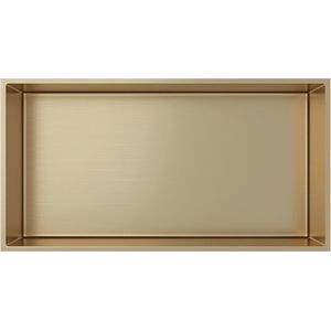 ALONI inbouwnis – 30x60x10 cm – geborsteld goud