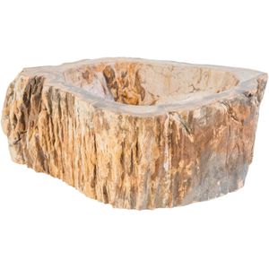 Aloni Waskom Fossiel Hout 35x15cm