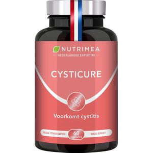 Blaasontsteking - Cranberry - Cysticure - Nutrimea - voedingssupplement - 60 capsules