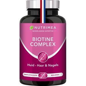 Nutrimea - Biotine • Vitamine B8 • Zink • Vitaminen • 100% vegan - 120 vegacaps