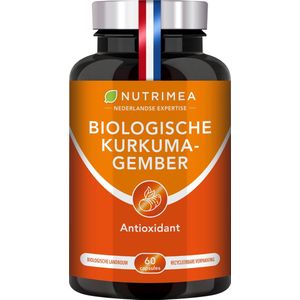 Nutrimea - Kurkuma – Gember – Ontstekingsremmer – Antioxidant - 60 caps