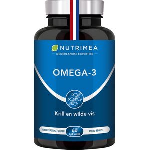 OMEGA-3 en KRILL van Antartica zonder geur â€“ Pure Premium Visolie â€“ Hoge concentratie aan Omega 3 (EPA & DHA) - Nutrimea â€“ Nederlanse expertise