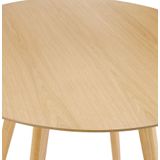 Eettafel Toronto rond 90cm eikenhout blank