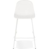 Counter chair Ellen barkruk kunststof wit