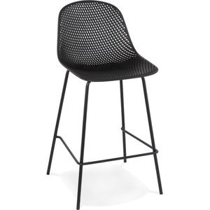 Counter chair Ellen barkruk kunststof zwart voor kookeiland