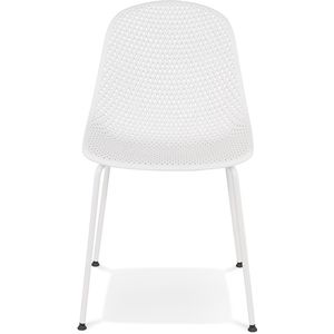 Alterego Viky - Witte Designerstoel - Binnen & Buiten - 58.5x46.5x82cm