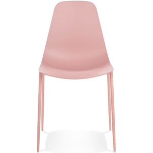 Alterego Feliz - Designer Stoel - Roze Binnen- & Buitenstoel - 52.5x48x88cm