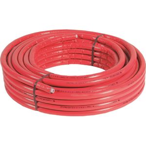Bonfix - Meerlagenbuis met isolatie - 6mm - PU 16x2mm - 50m - Rood