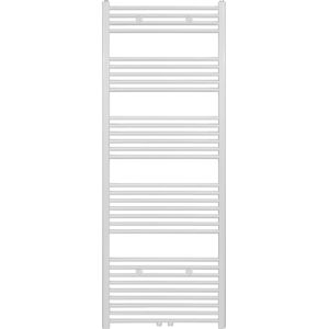 Designradiator bws nile gobi 180x60 cm geborsteld mat wit midden/zij-aansluiting