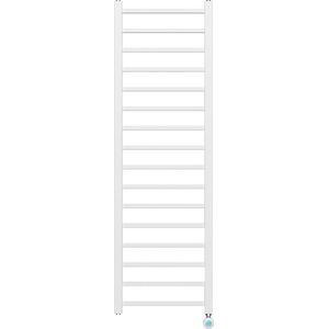 belrad quadro handdoekradiator elektrisch maat 160x50cm kleur glans wit