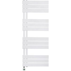 Belrad handdoek elektrische radiator vermogen 593 watt 1200x500 mm kleur wit