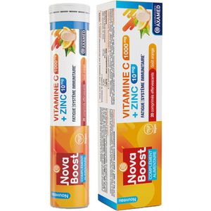 Nova Boost Vitamine C 1000 mg + Zink 10 mg 20 Bruistabletten