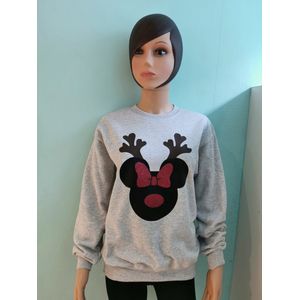 Kerst trui micky mouse oren dames M