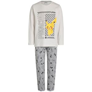 71597 Pokémon Pikachu Kinderpyjama Maat Licht/donkergrijs  104-110