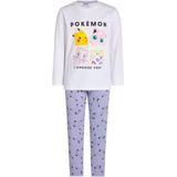 Pokémon - Pikachu - Kinderpyjama - Paars/wit