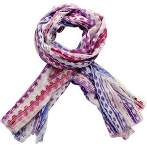 Les Cordes - LCSCARVES130 - Paars - Katoen - Modal - Sjaal - Dames - Lente/Zomer