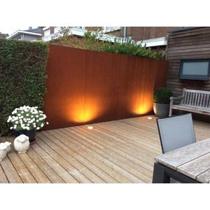 Gerofence Cortenstaal Corten Weave Schutting Lengte: 1000 Breedte: 5 Hoogte: 1800 - Geroba