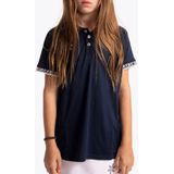 Osaka - Kids Polo Jersey - Tennisshirt - Blauw - 100% Gerecycled Polyester