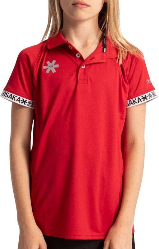 Tennisshirt Osaka Kids Polo Jersey Red