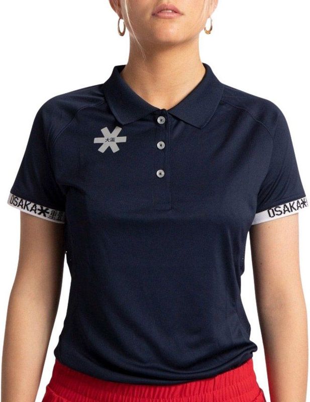 Osaka - Women Polo Jersey - Tennisshirt - Navy - 100% Gerecycled Polyester